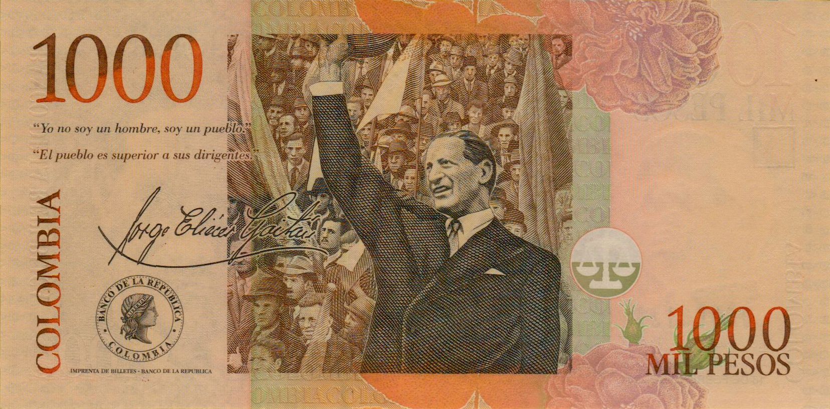 Colombia 1000 2004 UNC P-450/f